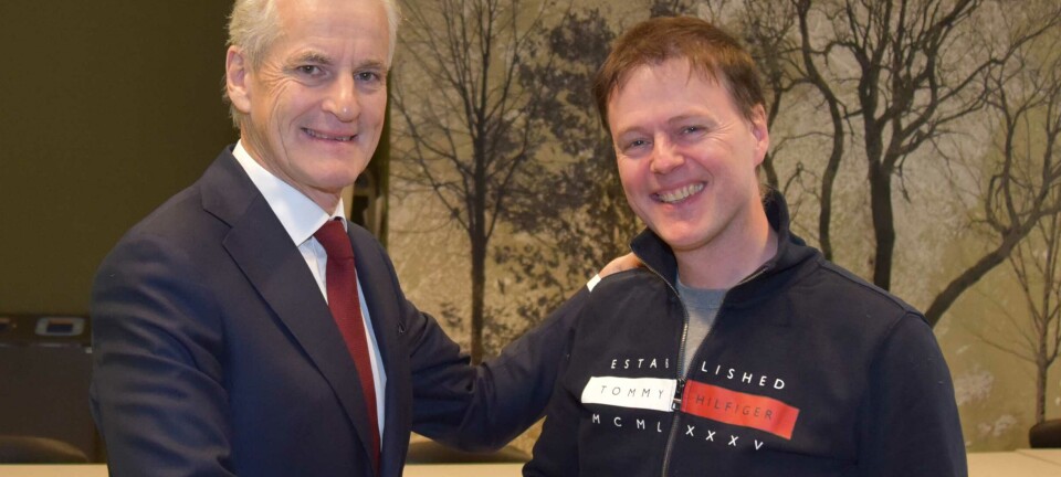 Statsministeren gratulerte oss med ny avis