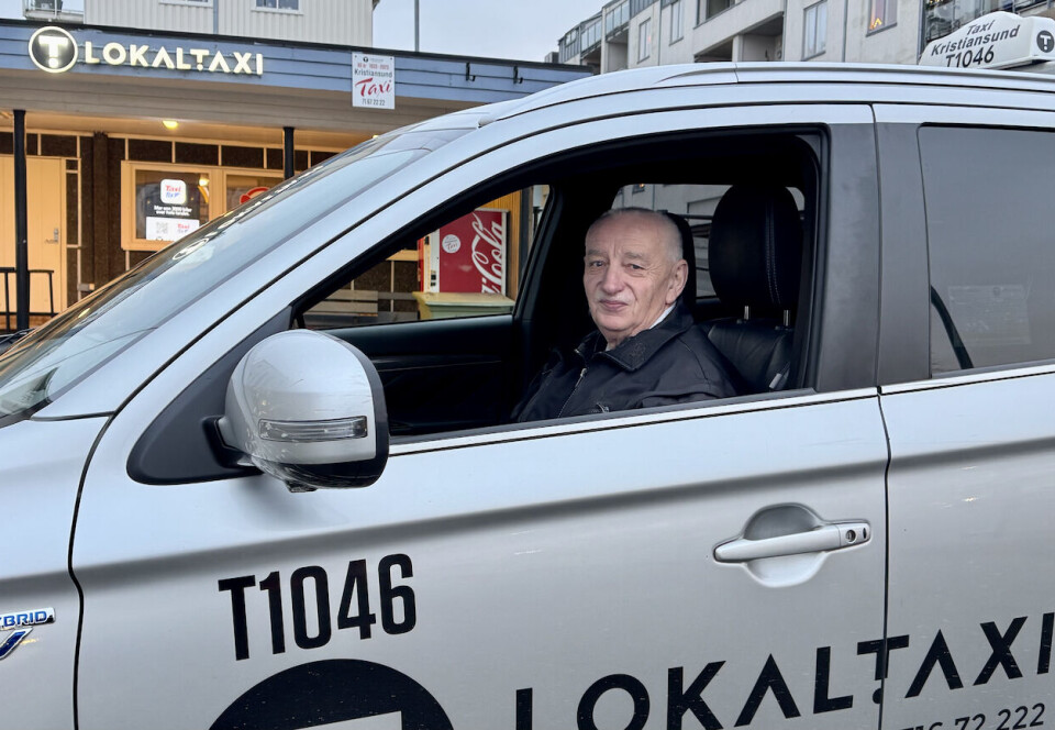 Drosjesjåfør Helge Rokstad i LokalTaxi.