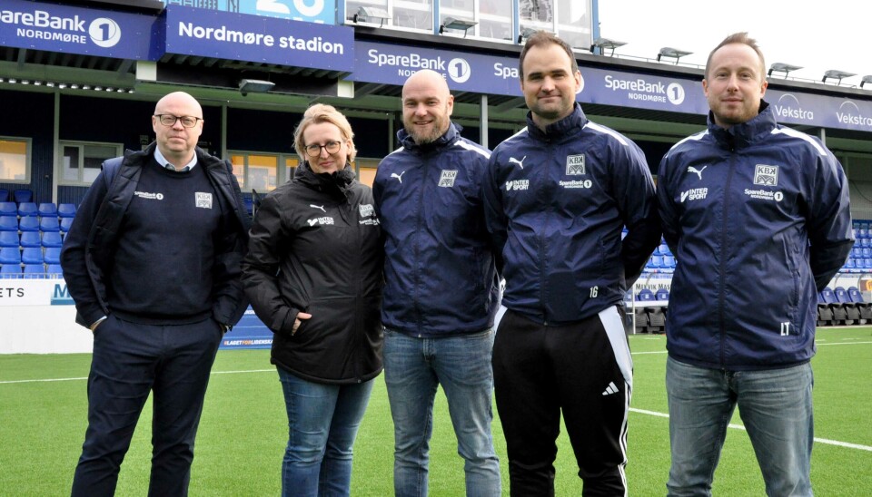 F.v.: Kjetil Thorsen, Liv Berit Bach, Håkon Dretvik, Mads Nesjan og Leo Totev.