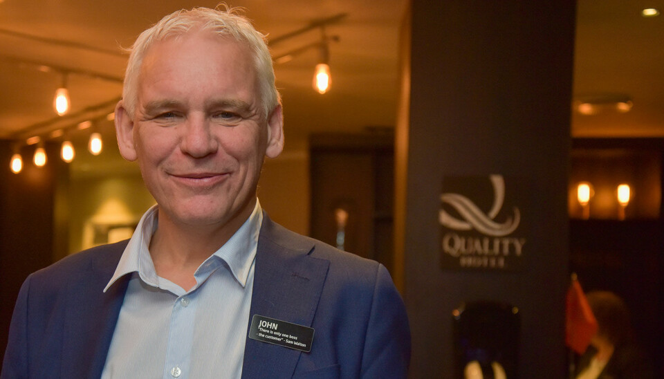 Hotelldirektør John Olav Ferstad hos Quality Grand Hotell i Kristiansund.