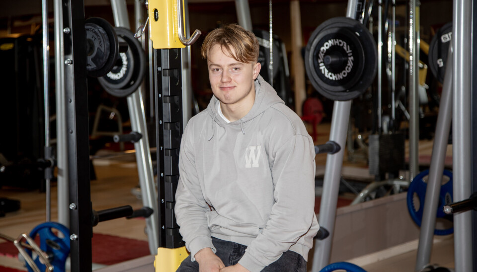 Teo Mork i sitt rette element.