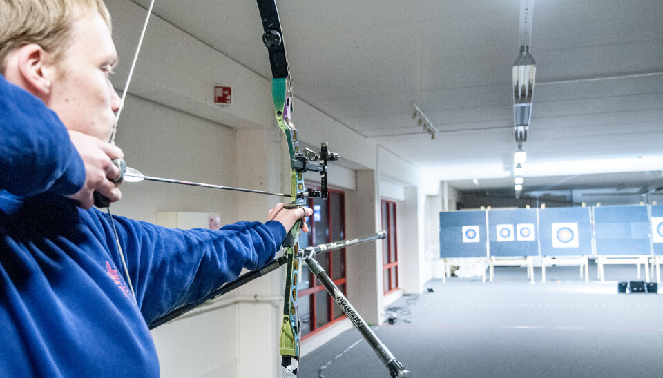 Simen Mahle sikter seg inn mot målskiva