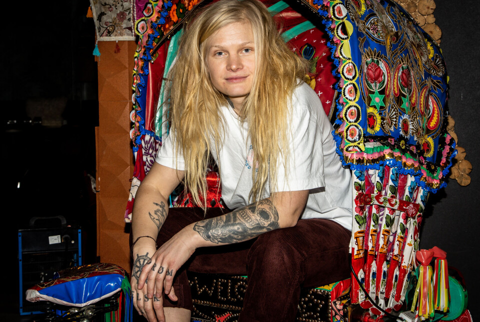 En rickshaw, som har sitt opphav i Bangladesh passer godt som ramme for et siste fotografi.