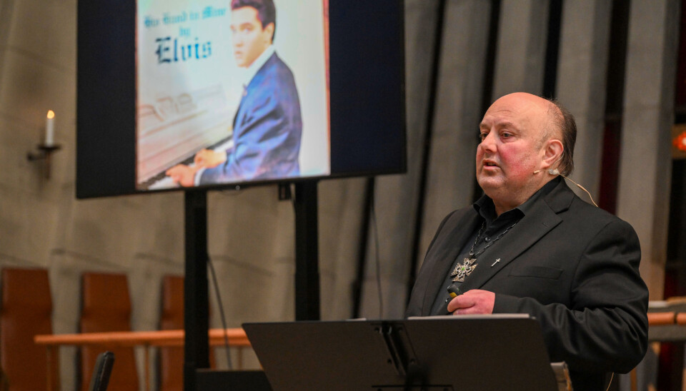 Elvis fremførte rundt 100 kristne sanger, kunne Elvis-ekspert Tommy Stormo fortelle.