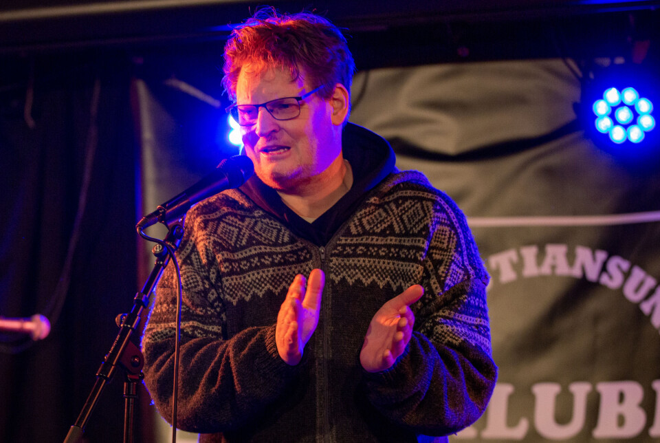 Simon Kongshaug i Kristiansund Jazzklubb var førnøyd med konserten og ba om enda en applaus for Shakai.
