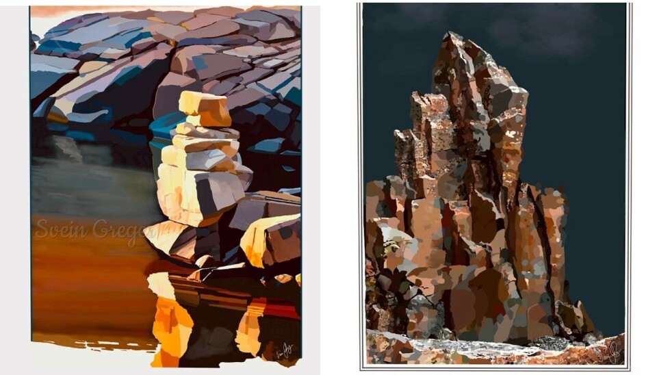 Montasje av Svein Greger sine bilder
