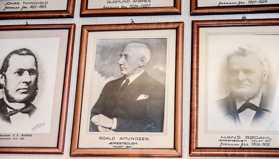 Kaptein Roald Amundsens utnevnelse til æresmedlem i Kristiansund Skipperforening 3. april 1907