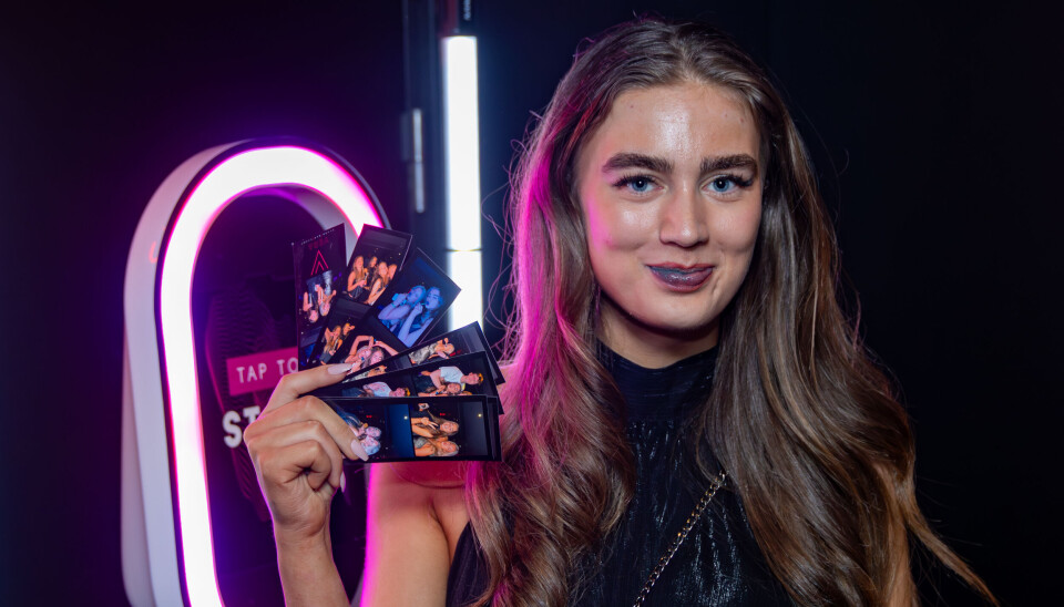 Emilie Grimsmo (18) fra Kristiansund tok masse artige bilder i fotomaskinen på Vera.