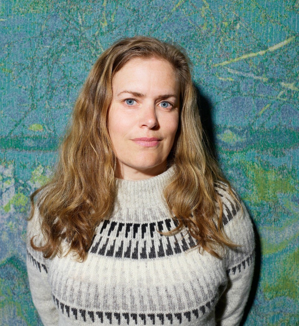 Arna Kristine Lund-Johnsen, tekstilkunstner og ihuga Kristiansundspatriot.