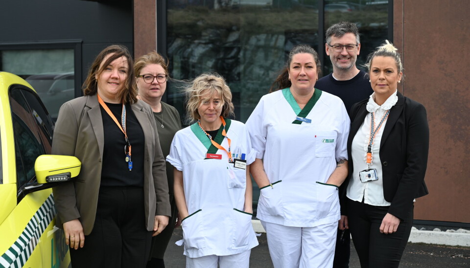 Daglegevaktteamet. F.v.: Heidi Soleim Skomsøy, Jeanette Hanneseth Størseth, Trine Linn Ryther, Siv Stene, Christian Vold og Gunnvor Fevang.