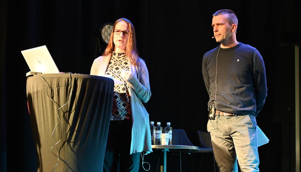 Fra venstre Silje Håvik og Per Oterholm