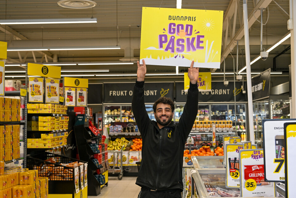 Fesal Ali hos Bunnpris Rensvik.