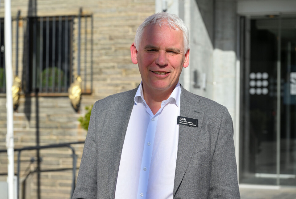 Hotelldirektør John Ferstad hos Quality Grand Hotell i Kristiansund.