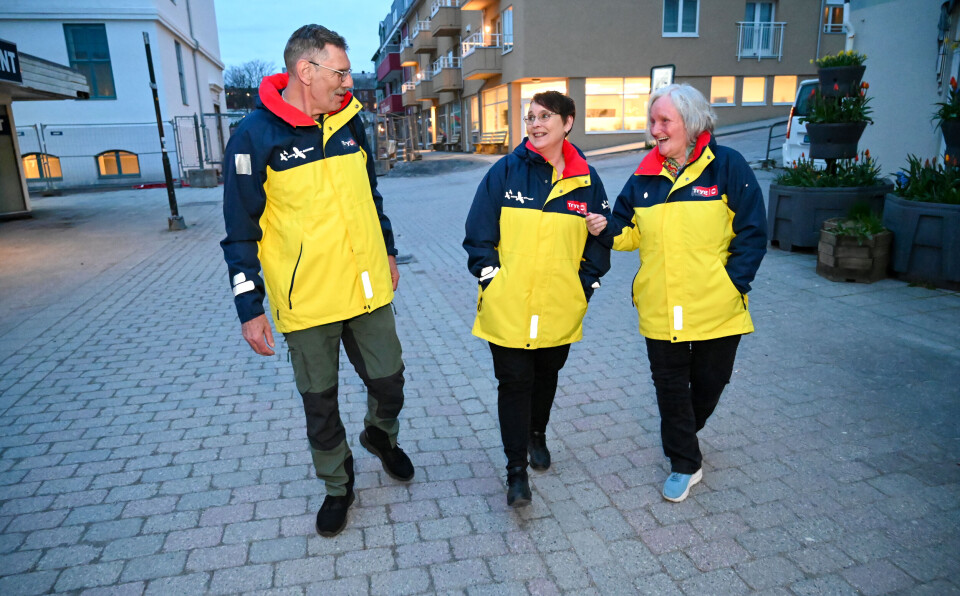 Natteravner på tokt. Ole Halseth, Merete Dragset og Kirsten Asp.