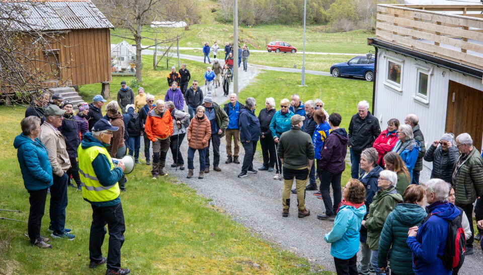 Historisk vandring i Tøvika på Averøy. Her fra Tøfthaugen.