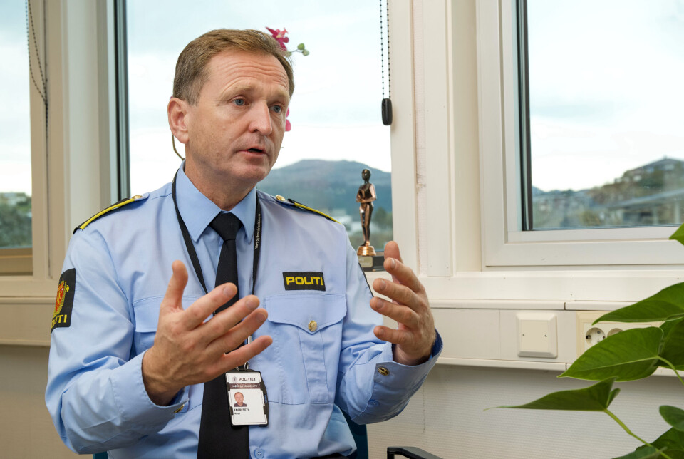 Knut Endreseth, seksjonsleder for etterretning, forebygging og etterforskning ved Kristiansund politistasjonsdistrikt.
