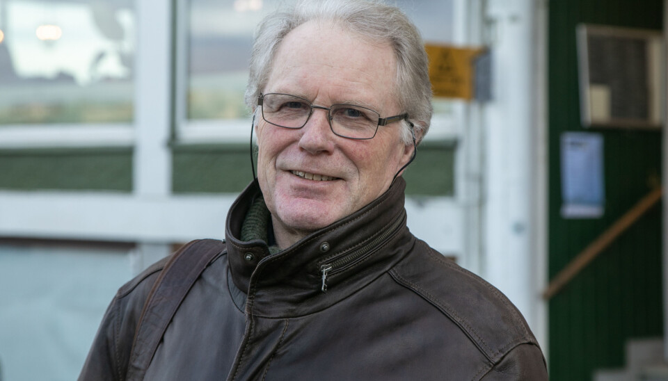 Alf Ekholm er dirigent i Kristiansund Storband.