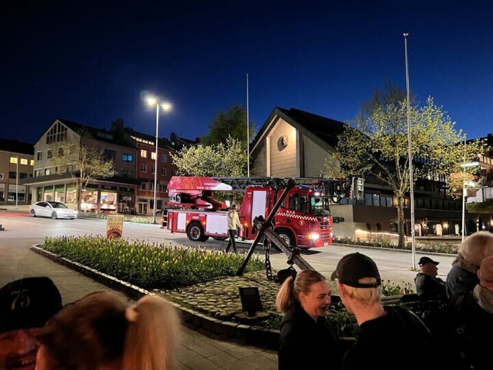 Gjestene fikk en uønsket luftetur natt til søndag 11. mai.