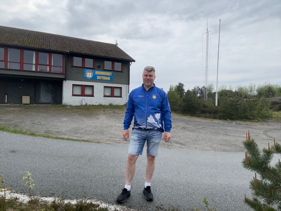Leder i Kristiansund Skytterlag, Henning Ove Lyngvik ønsker båder unge og eldre velkommen til Skytternes Dag.