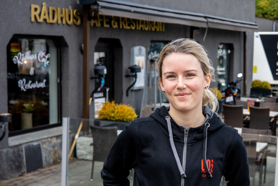 Daglig leder Malena Sofie Tomassen (23) er nå klar til å åpne restauranten med en av de fineste plasseringene i Kristiansund.