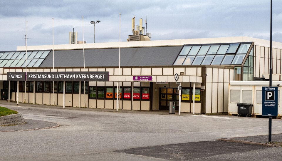 Kristiansund lufthavn Kvernberget.