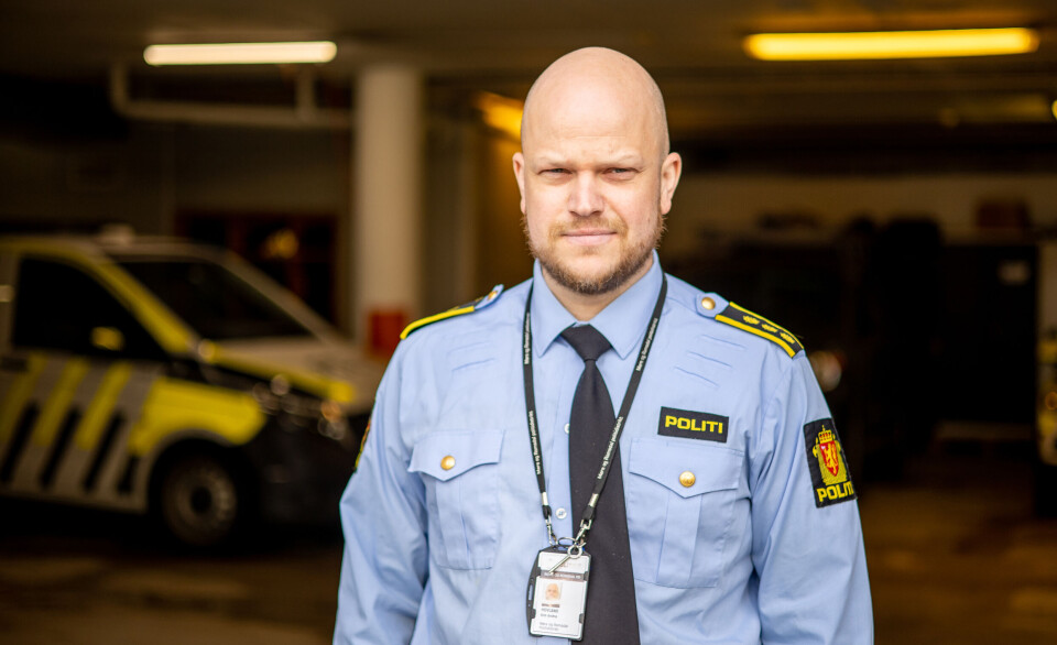Kim André Hovland (37) fra Eide i Hustadvika leder avsnittet for vakt og beredskap ved Kristiansund politistasjo