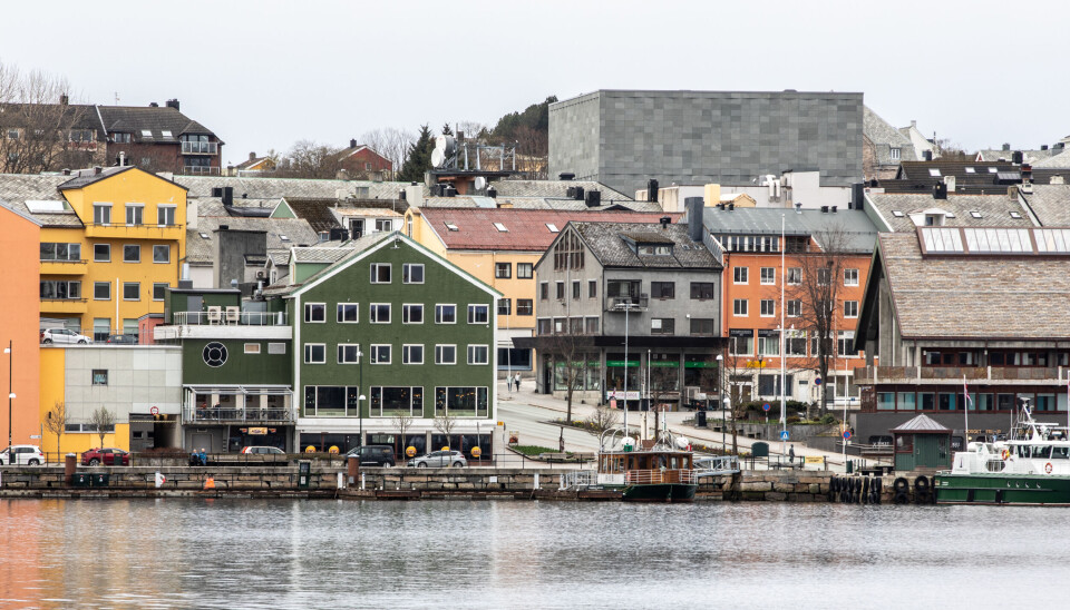 Kristiansund sett fra Nordlandet.