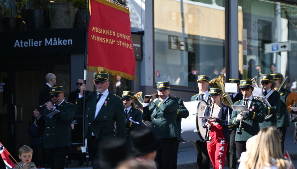 Fra barnetoget i Kristiansund 17. mai. FOTO: THOMAS MYRVANG