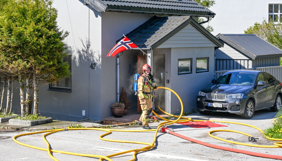 Husbrann på Nordlandet 17. mai 2025. FOTO: JOHN BERGE