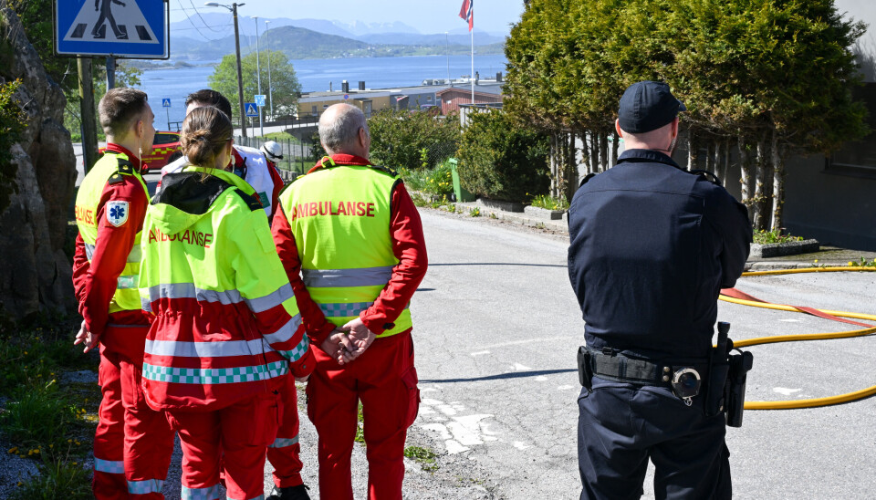 Husbrann på Nordlandet 17. mai 2025. FOTO: JOHN BERGE
