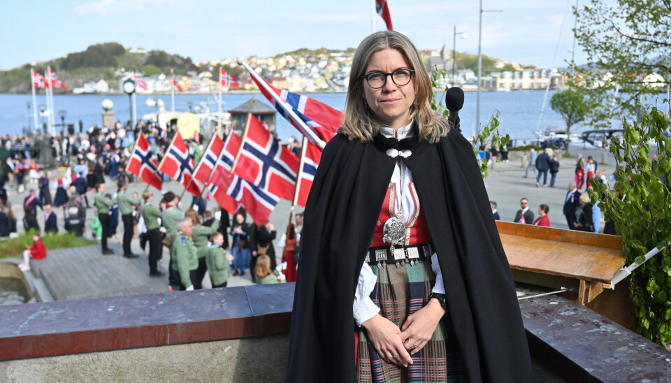 Sissel Kruse Larsen 17. mai 2025 i Kristiansund.