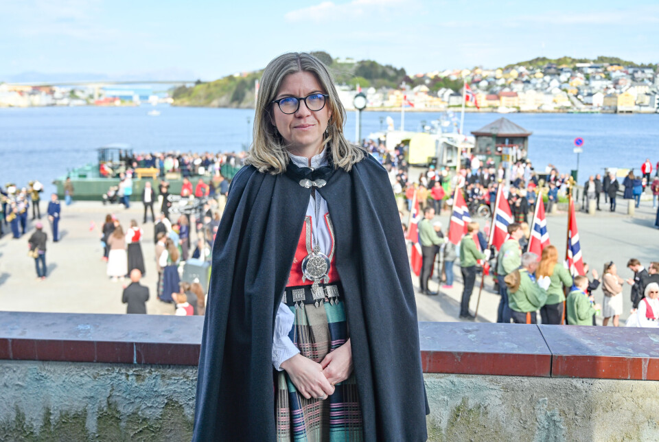 Sissel Kruse Larsen 17. mai 2025 i Kristiansund.