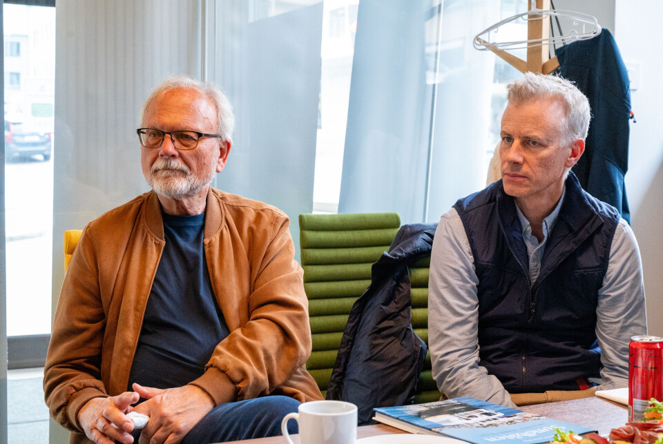 F.v Ottar Guttelvik, styreleder, Sparebankstiftelsen Nordvest og Vegard Nekstad, styremedlem, Sparebankstiftelsen Nordvest.