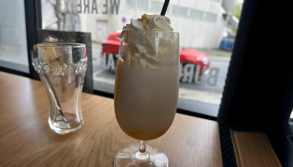 Milkshaken så ok ut, men alt i alt var den kun halvfull.
