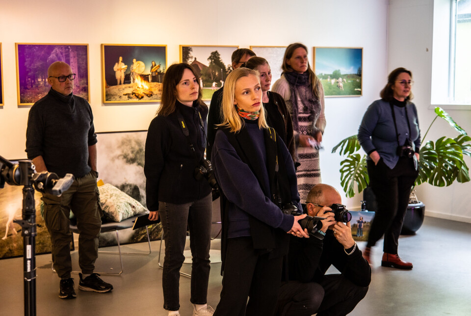WORKSHOP: Deltakere på Nordic Light 2.0-workshop utforsker fotografiske uttrykk.