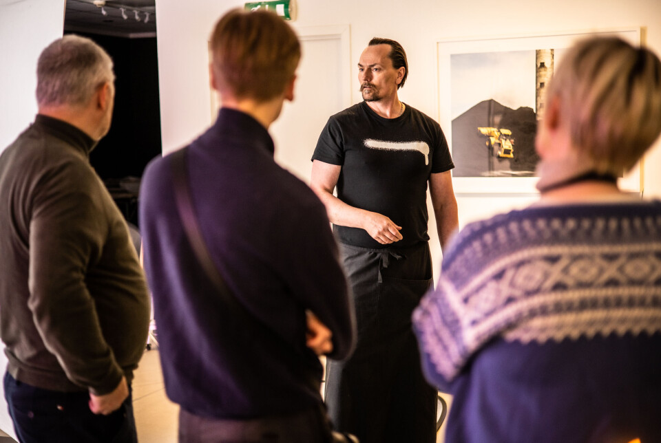 WORKSHOP: Arne Beck leder deltakerne gjennom en inspirerende foto-workshop på Nordic Light 2.0.