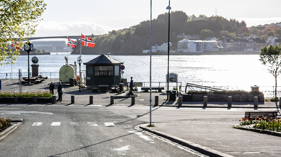 Krysset Kaibakken og Storkaia i Kristiansund.