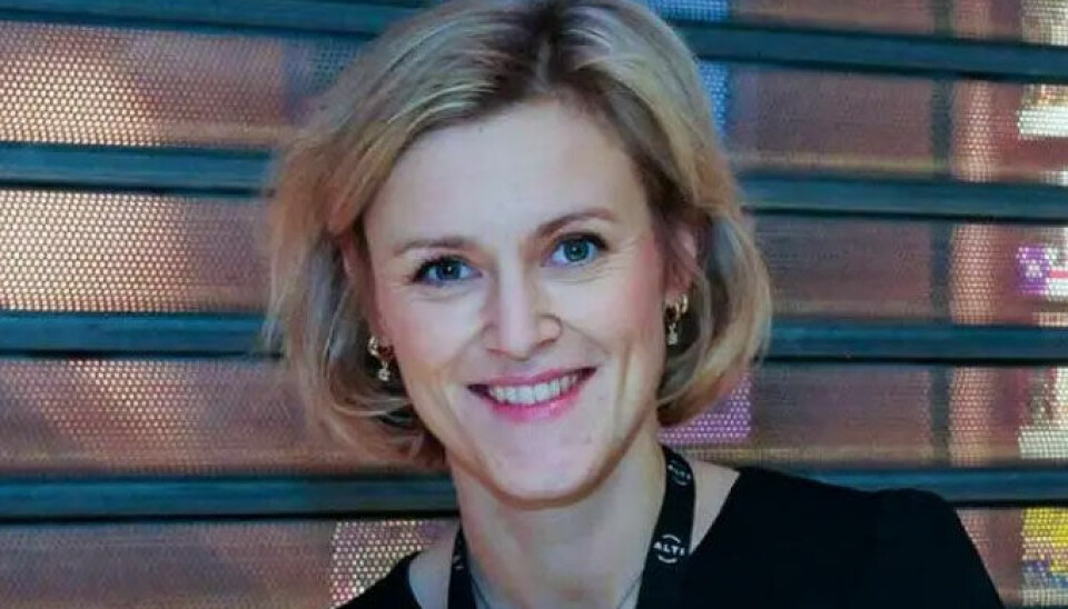 Senterleder Therese Schei Olsen hos Alti Storkaia.