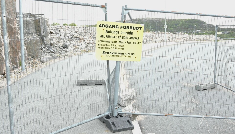 Store deler av Skorpa er fortsatt en byggeplass.