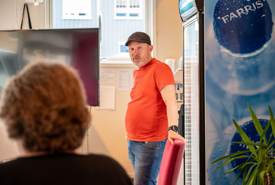 Roar Halten, nestleder i Kristiansund Film- og Fotohistorisk Forening etter visning av en film om Reperbanen i Kristiansund.