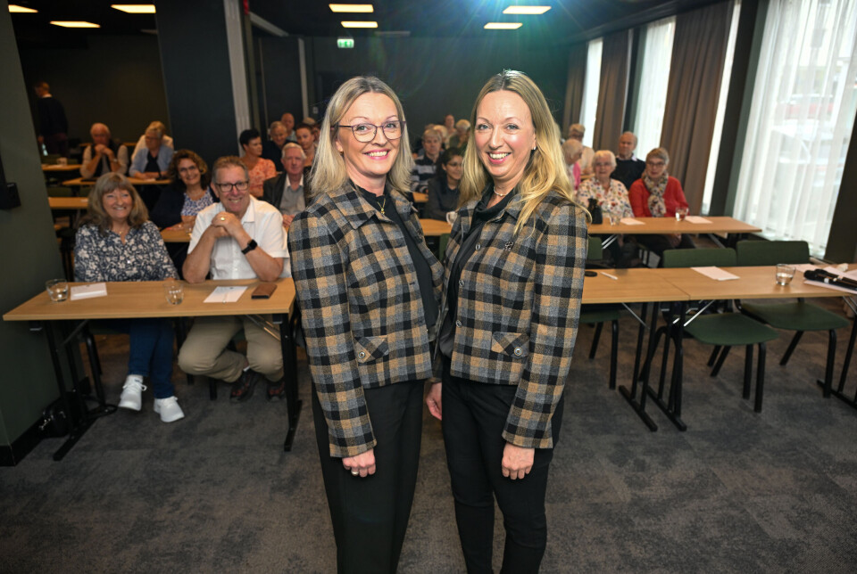 Helen Morch Olsen, daglig leder og Cathrin Morch Olsen, gravferdskonsulent. Eidsvaag & Mølgaard Begravelsesbyrå og advokatfirmaet Øverbø Gjørtz inviterte til sin første infokveld tirsdag 3. juni kl. 18.00-20.00 på Quality Grand Hotell.