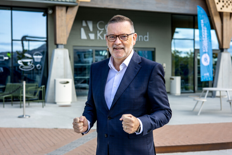 – Det er påmeldt over 250 deltakere. sa en entusiastisk Jan-Erik Larsen. Konferansier på Nordmørskonferansen, tidligere statssekretær og nå rådgiver i Kruse Larsen.