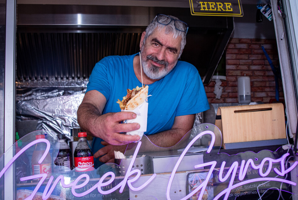 Denne karen bydde på gyros fra Grekenland!