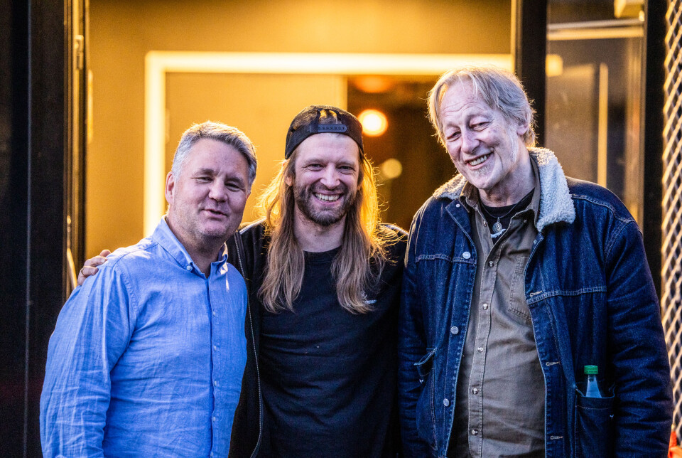 Trond Aasgård styreleder, Dan Stian Brill prosjektansvarlig for Bandcamp og Kyrre Sætran ansvarlig for Jam på Kulturfabrikken.