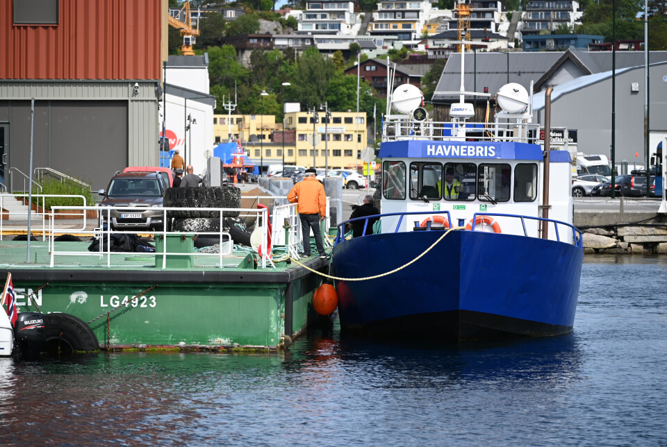 Havnebris var en av båtene som fraktet elevene.
