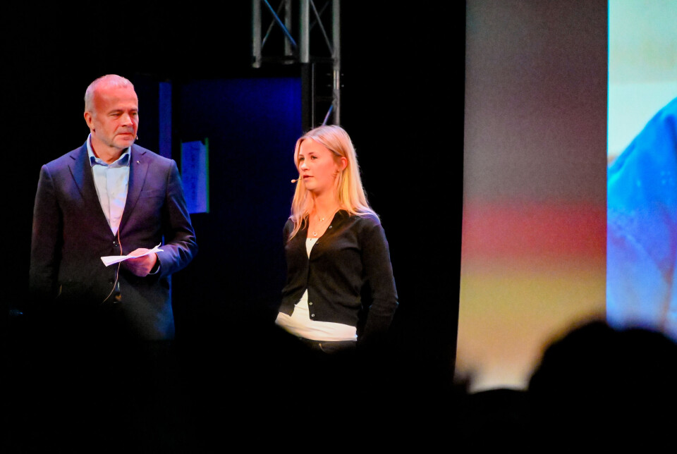 F.v Kjell Neergaard (ordfører i Kristiansund for Arbeiderpartiet( og hans datter, Ingrid Nekstad Neergaard.