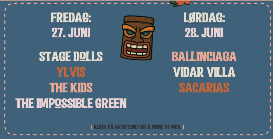 Program for Tahiti-Festivalen 2025