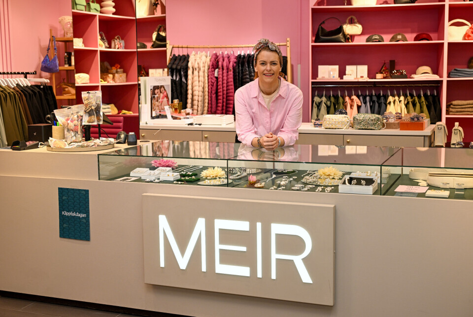 Karin Sæterøy Morch er butikksjef for butikken Meir på Storkaia i Kristiansund.
