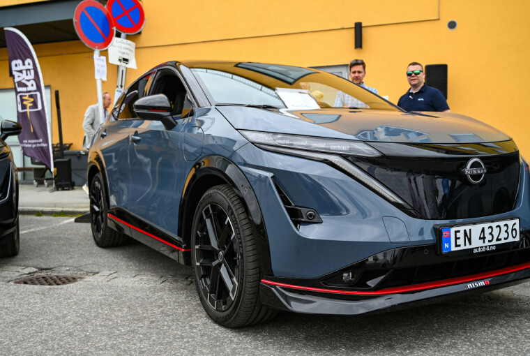 Nissan ARIYA NISMO, her fant utsendte 'sin' bil.