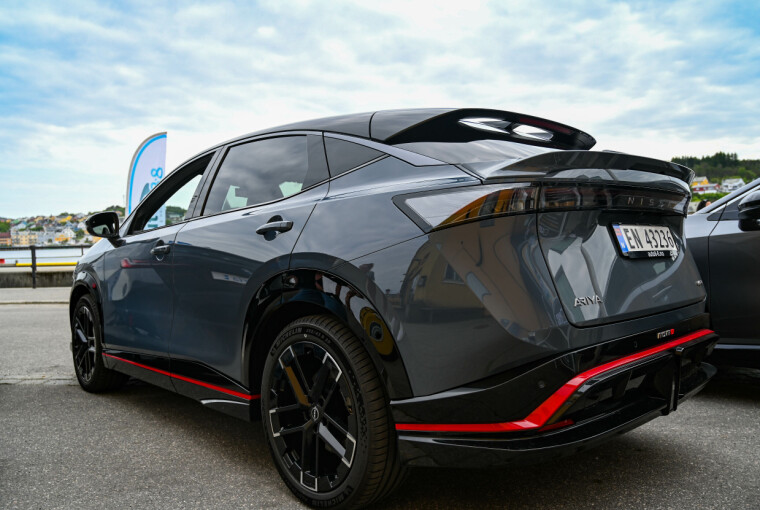 Nissan ARIYA NISMO, klarer inspirasjoner og detaljer fra racing.